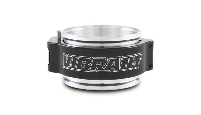 32516 – VIBRANT Vanjen Clamp, Use With 3 Inch Tube 1-7/8 Inch Clamp Width 2-1/8 Height Pinless Billet Aluminum Couple...